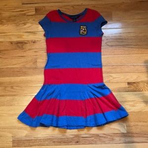 Red and blue girls Ralph Lauren dress
